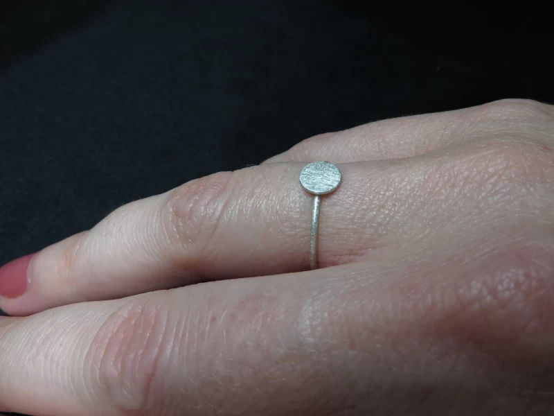 Ring Silber schlicht