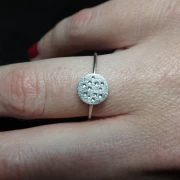 Ring mit Plättchen