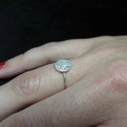 Ring mit Plättchen