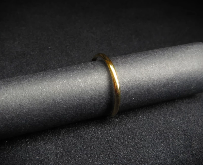 Schmaler Ring Gold