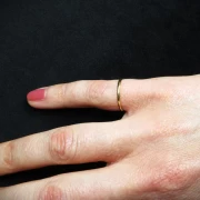 Schmaler Ring Gold
