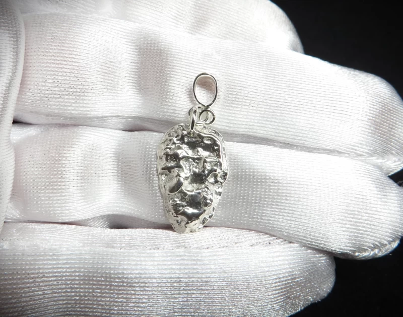 Silber Nugget Anhänger