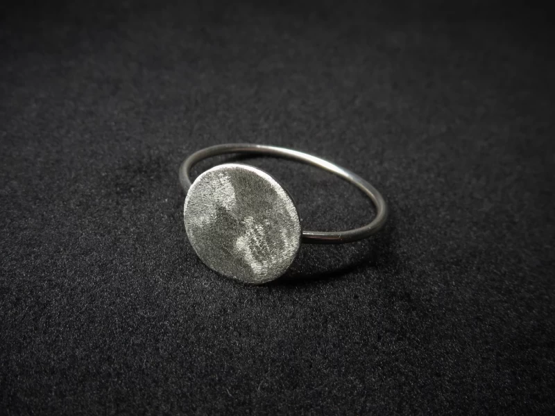 Silberring Scheibe