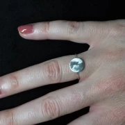 Silberring Scheibe